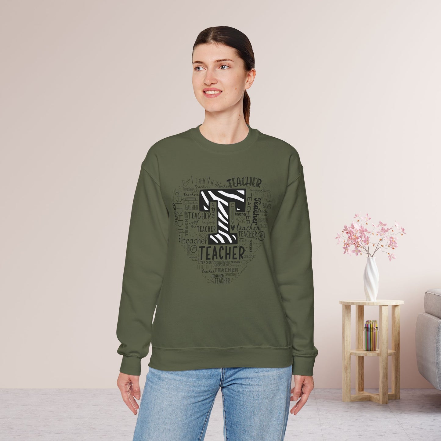 Trendy Teacher Sweatshirt for School Teachers