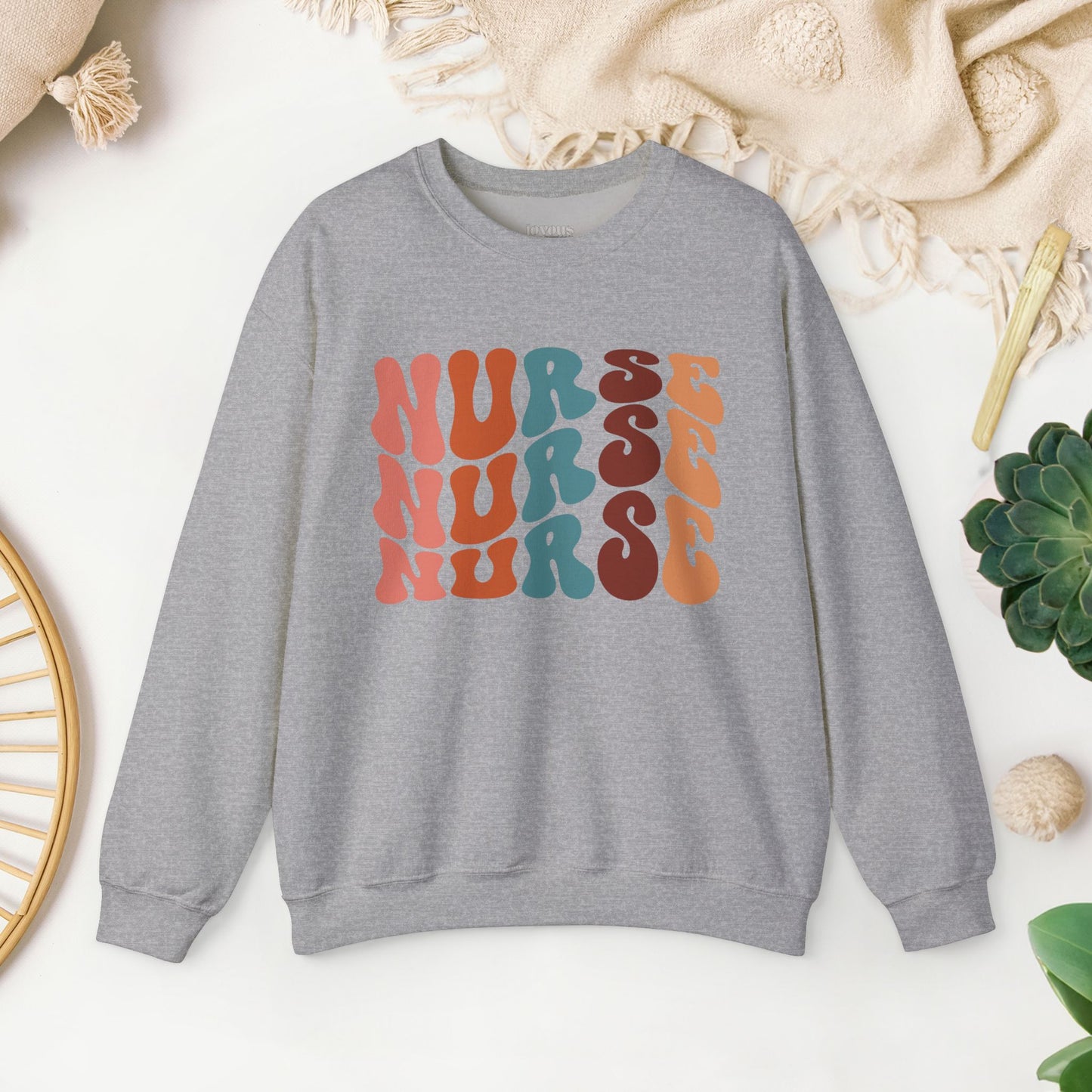 Groovy Unisex Nurse Sweatshirt