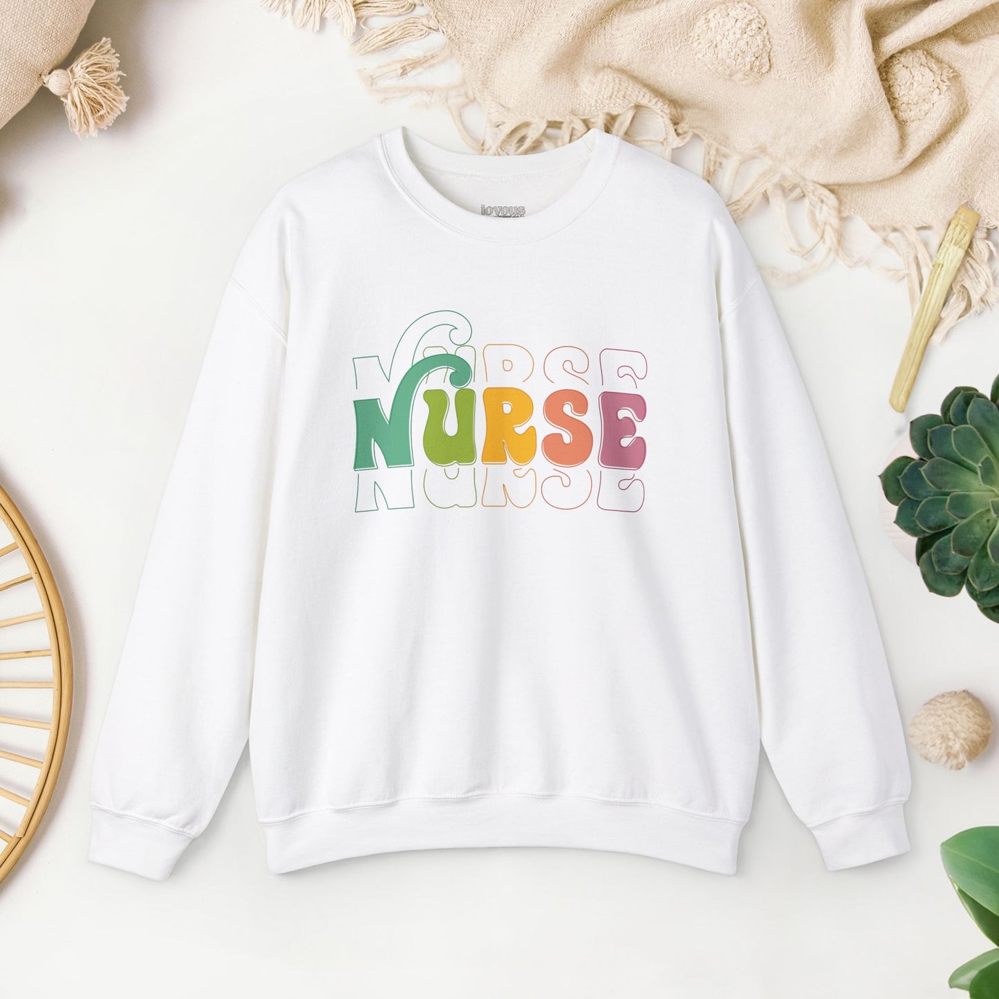 Groovy Retro Nurse Sweatshirt