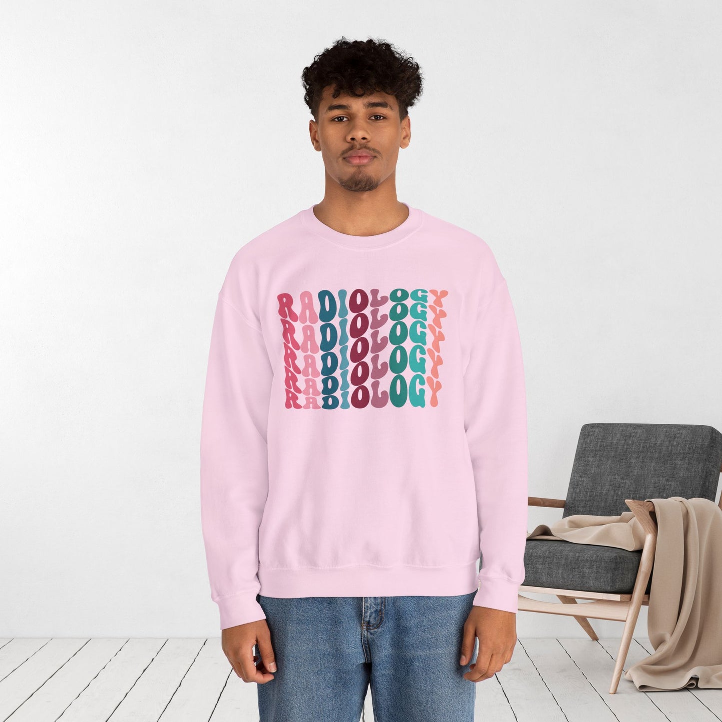 Groovy Colorful Radiology Sweatshirt for RAD Technician