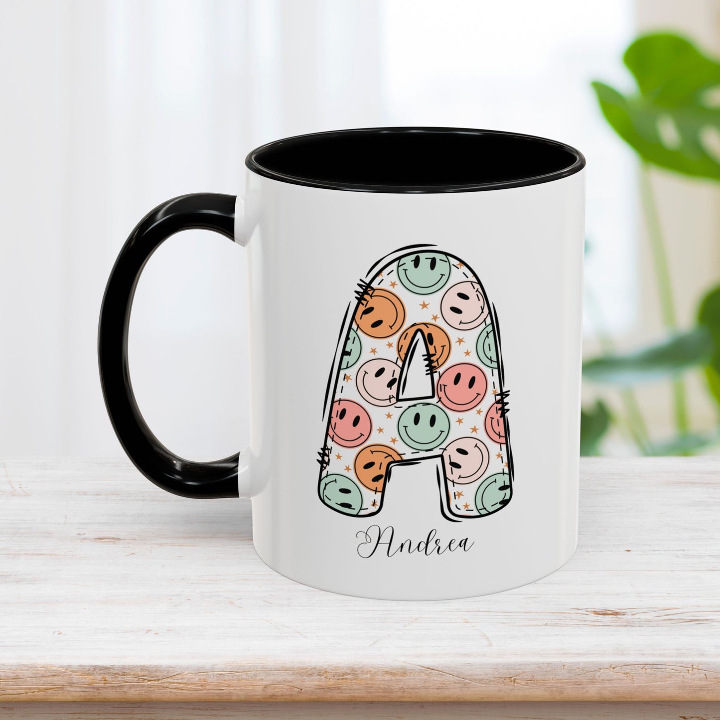 Custom Name Initial Letter Mug - Personalized Gifts A-Z