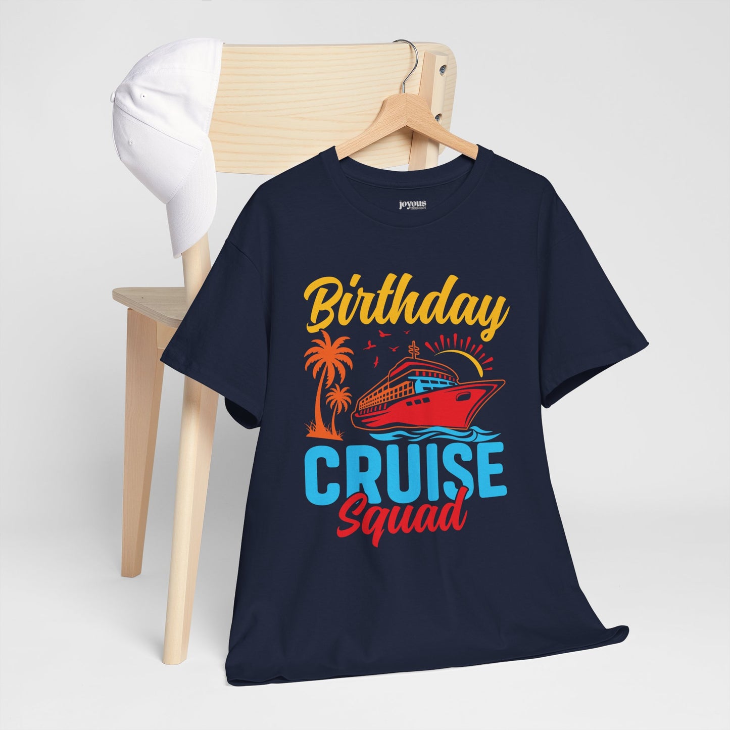 Birthday Cruise Squad Shirt - Family Cruise Vacation Heavy Cotton Tee