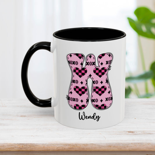 Custom Name Initial Letter Mug - Personalized Gifts A-Z