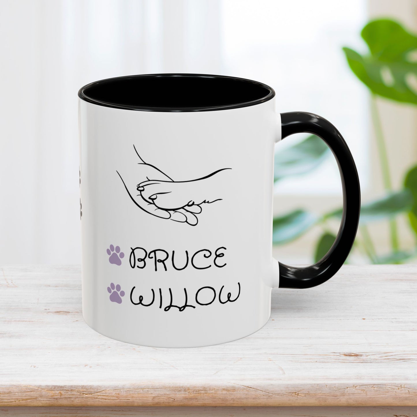 Personalized Dog Mom Coffee Mug with Dog Names - Custom Dog Mom Gifts for Mother's Day