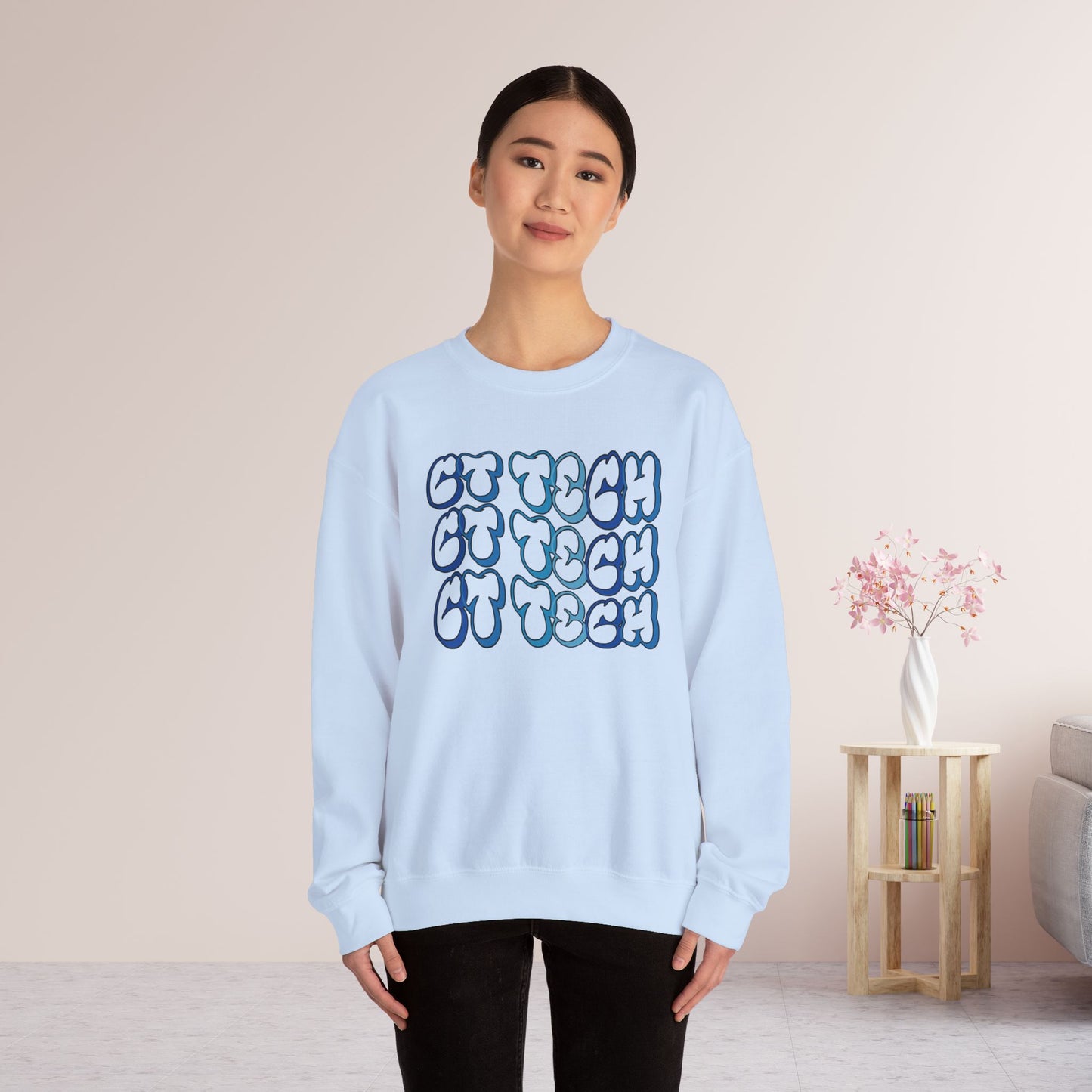 Groovy Blue CT Tech Sweatshirt - CT Technologist Sweater