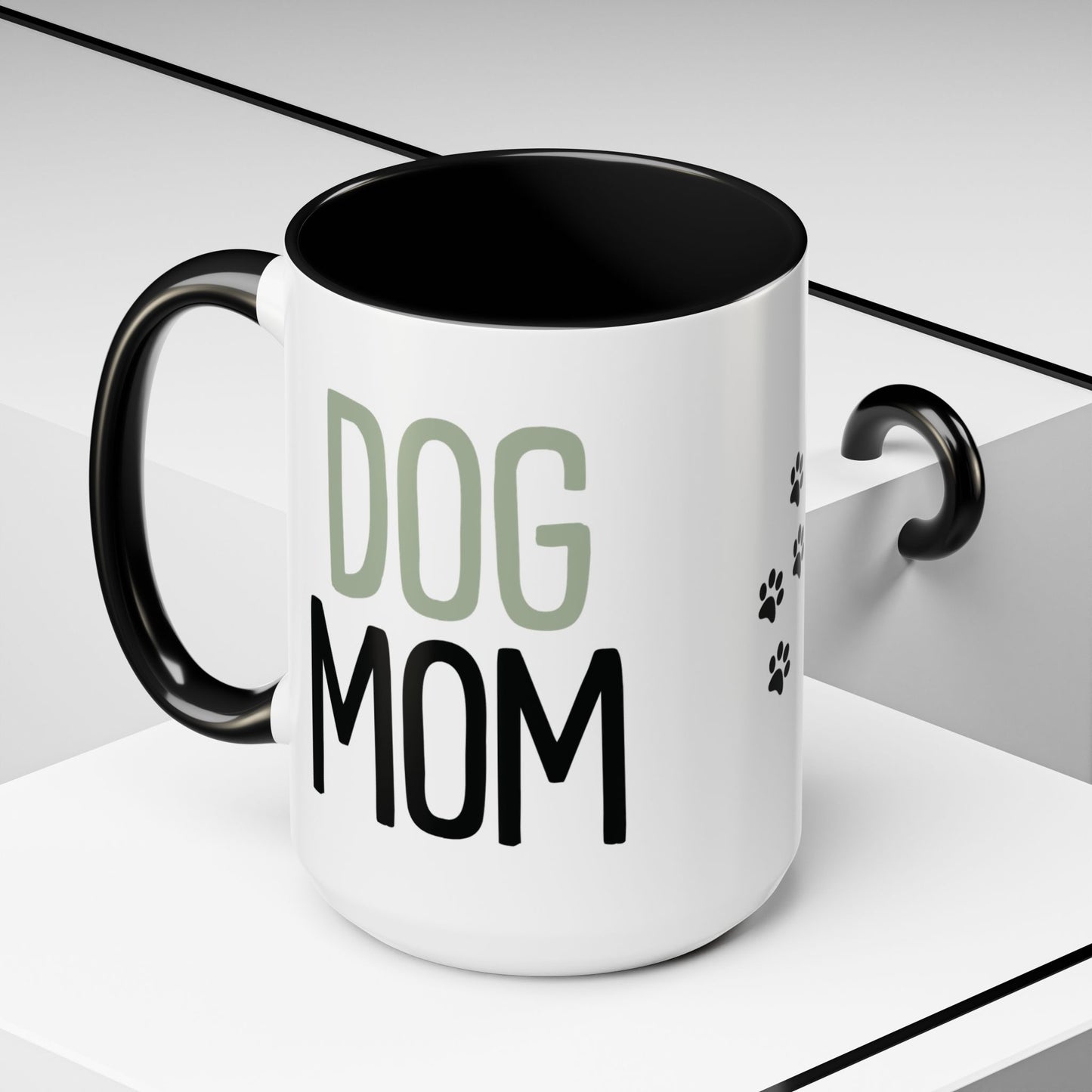 Personalized Dog Mom Coffee Mug with Dog Names - Custom Dog Mom Gifts for Mother's Day