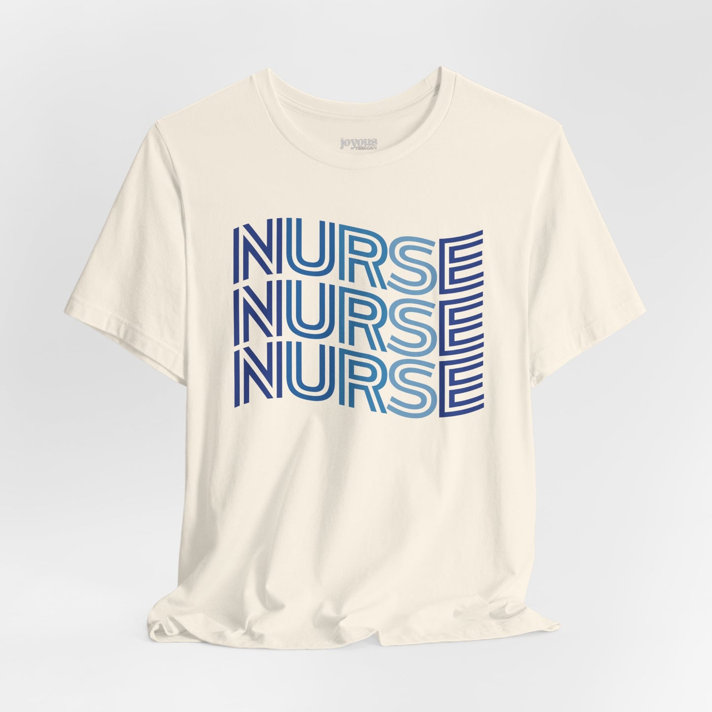 Wavy Nurse Shirt - Registered Nurse Soft Cotton Tee