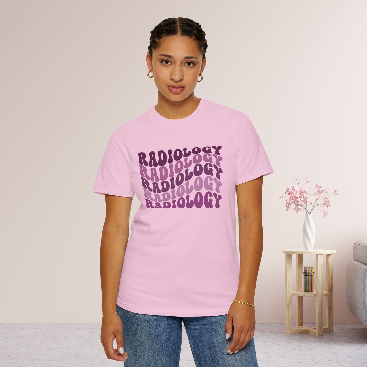 Groovy Purple Comfort Colors Radiology Shirt