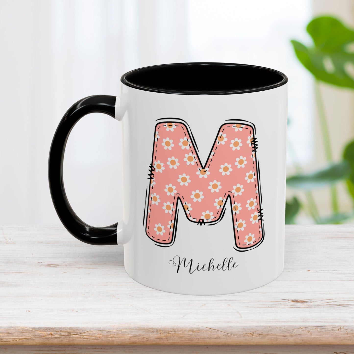 Custom Name Initial Letter Mug - Personalized Gifts A-Z