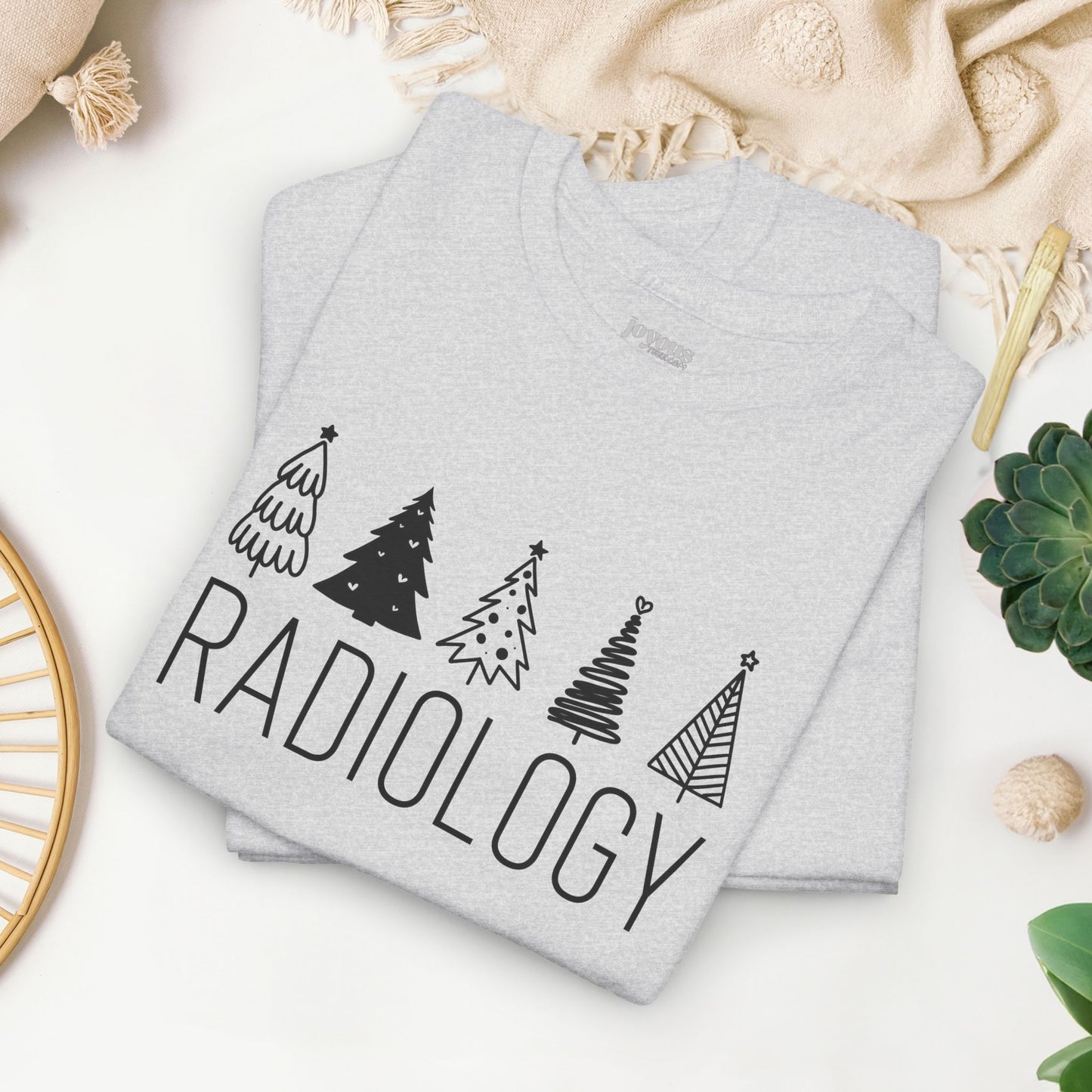 Christmas Tree Radiology Heavy Cotton Tee