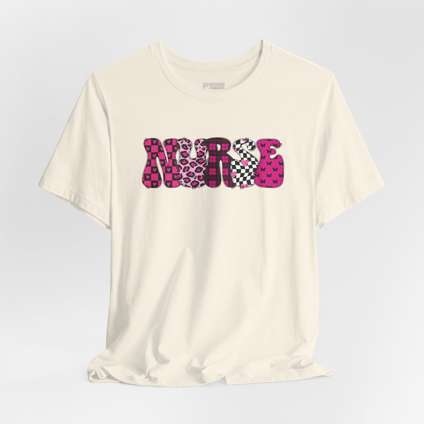 Groovy Font Nurse Shirt - Registered Nurse Soft Cotton Tee