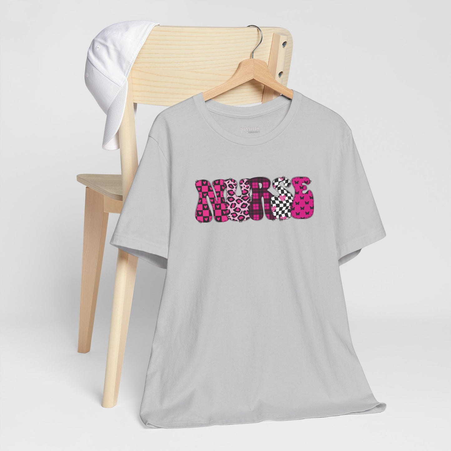 Groovy Font Nurse Shirt - Registered Nurse Soft Cotton Tee