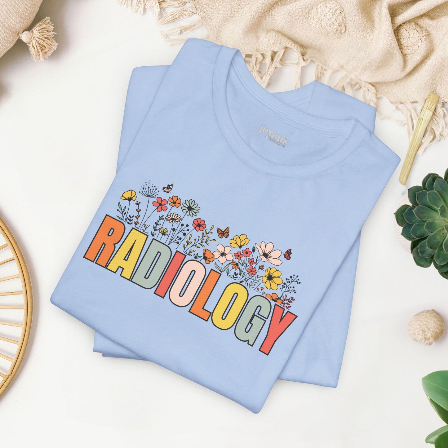 Spring Radiology Soft Cotton Tee for for RAD Technician