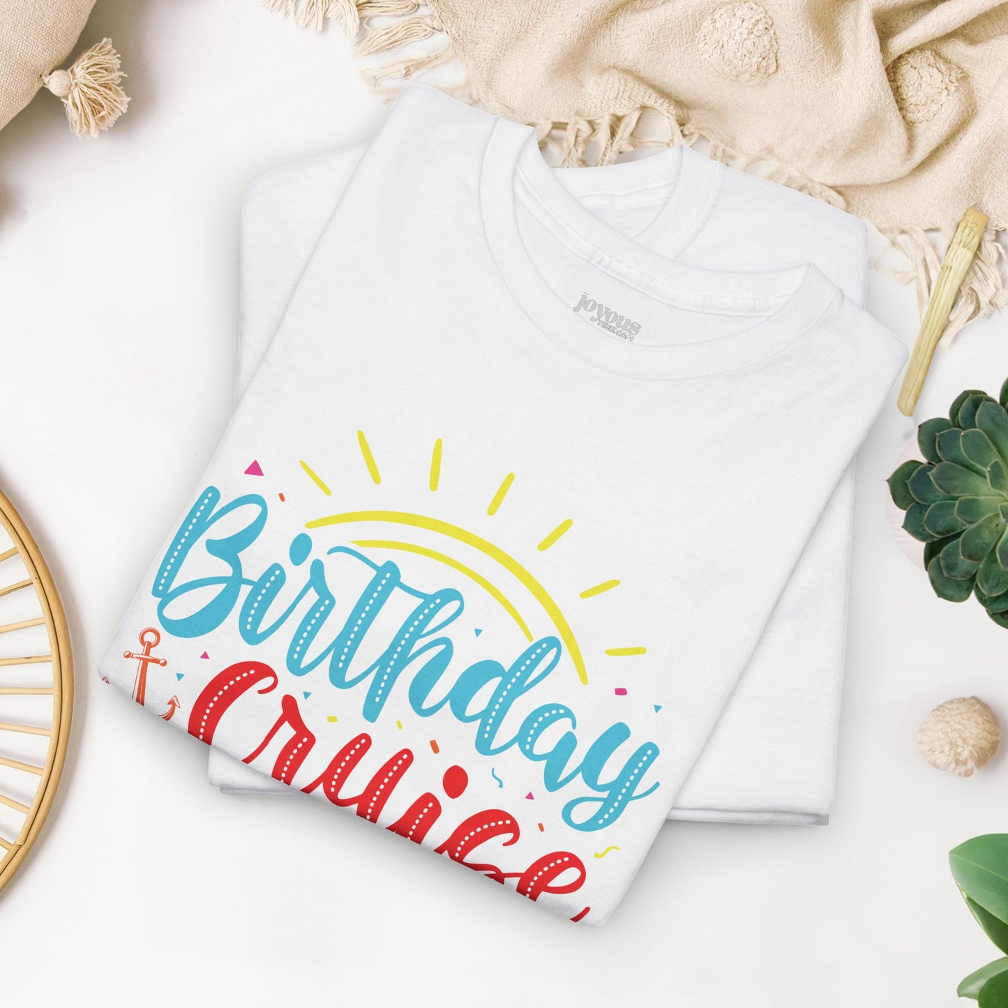 Birthday Cruise Squad Shirt - Family Cruise Vacation Heavy Cotton Tee