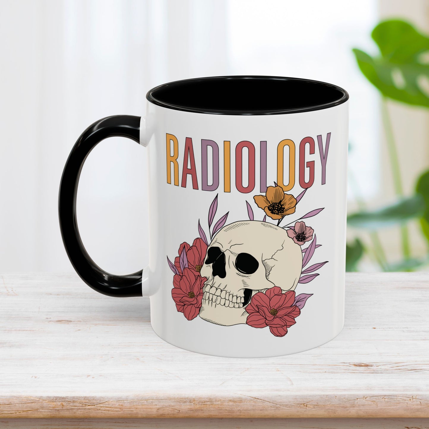 Floral Radiology Mug - RAD Tech Gift