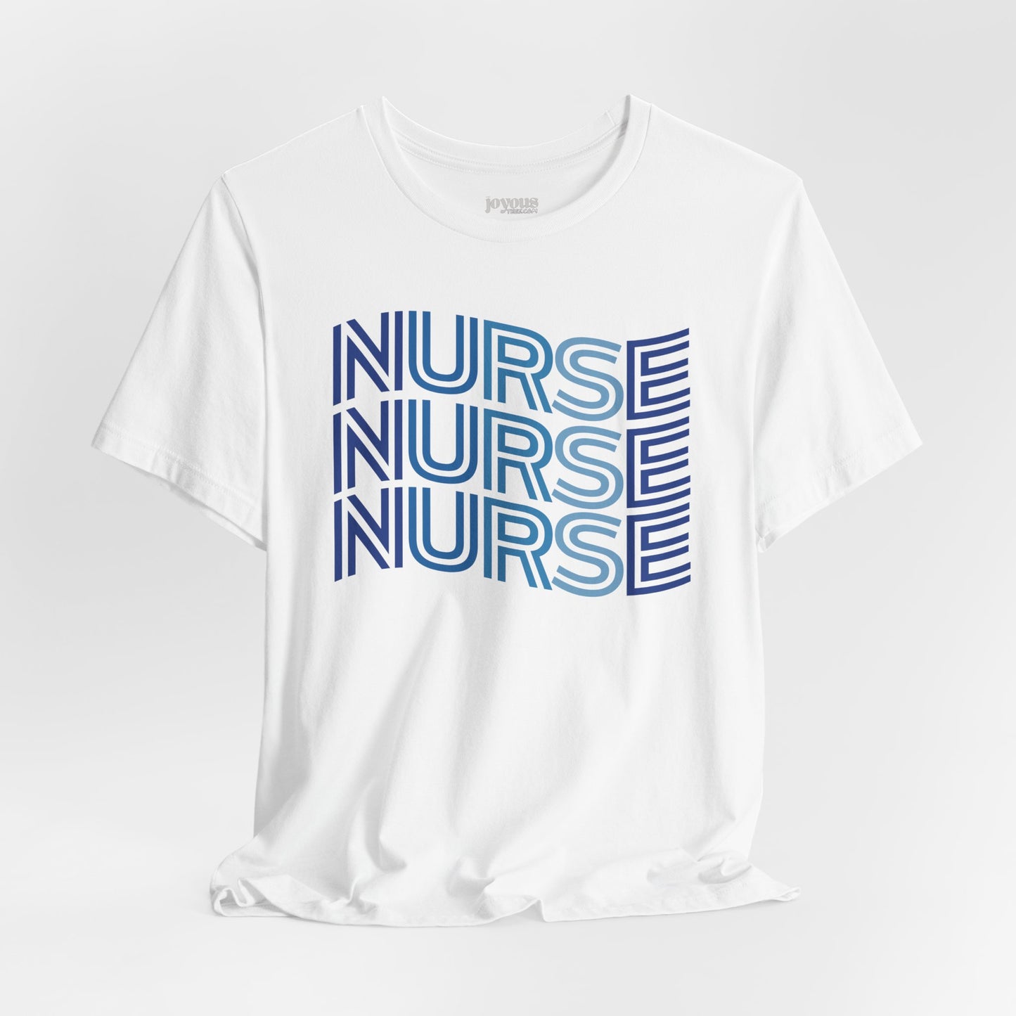 Wavy Nurse Shirt - Registered Nurse Soft Cotton Tee