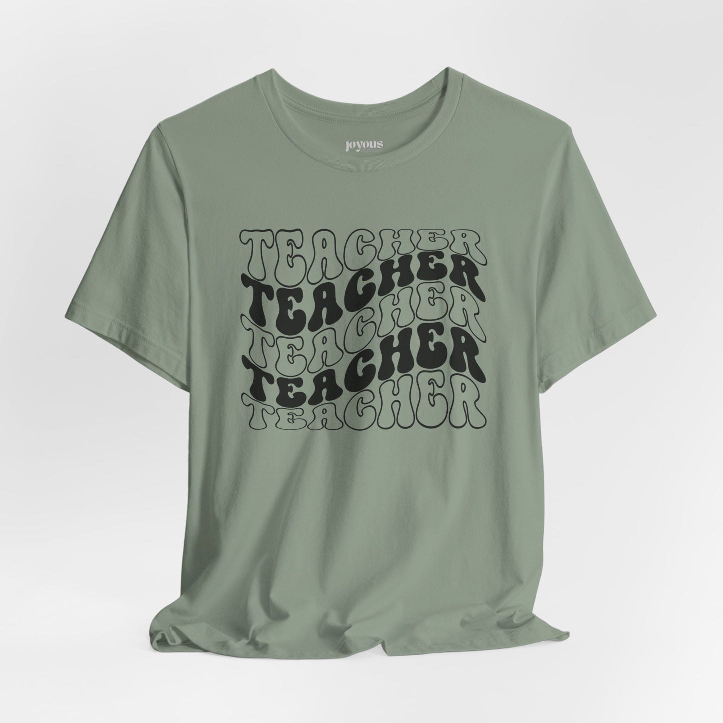 Trendy Groovy Teacher Soft Cotton Tee