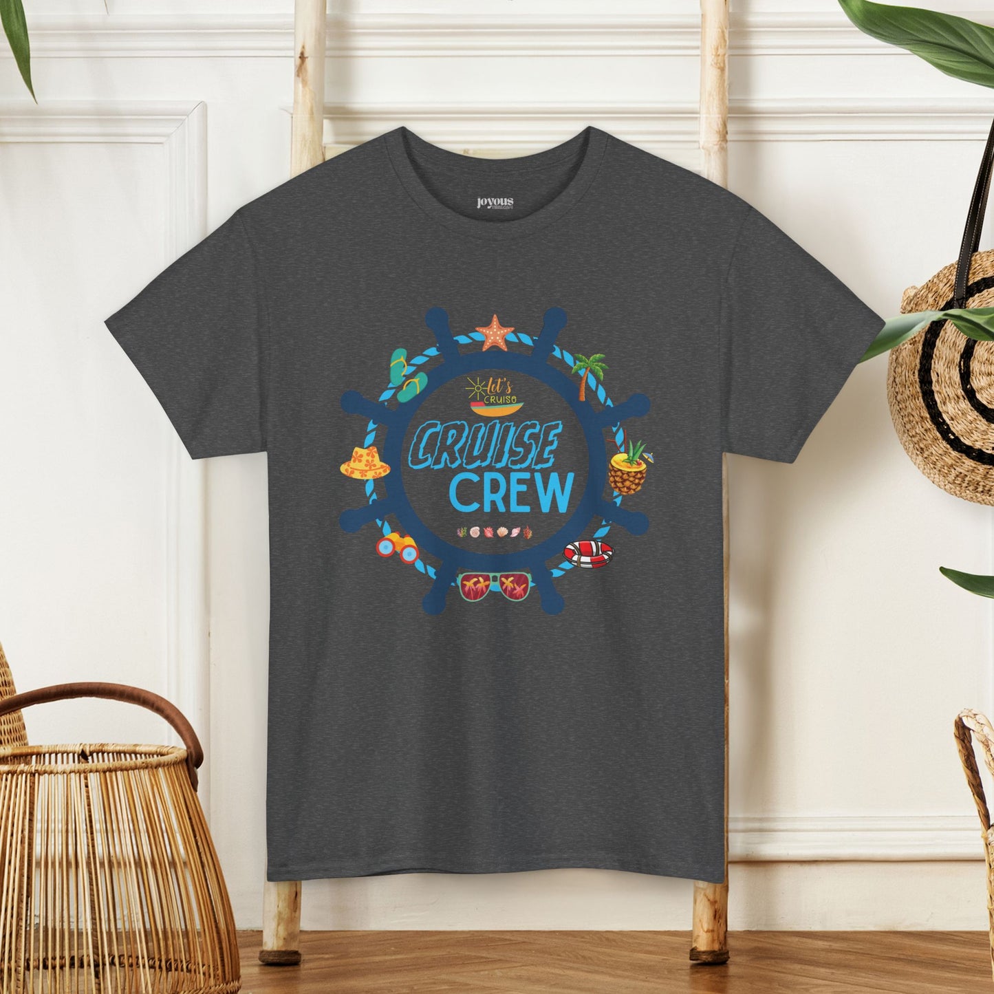 Matching Cruise Crew Shirt - Family Cruise Heavy Cotton Tee