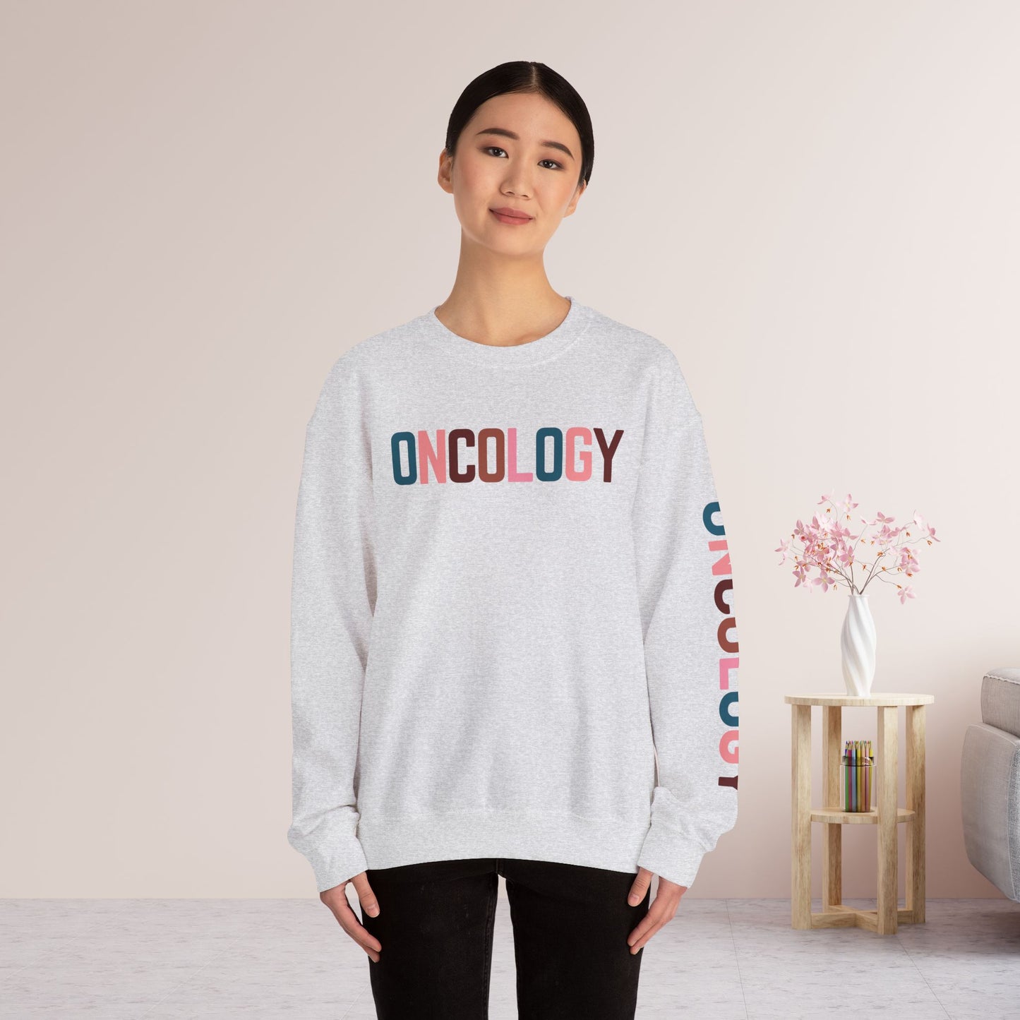 Unisex Colorful Oncology Sweatshirt