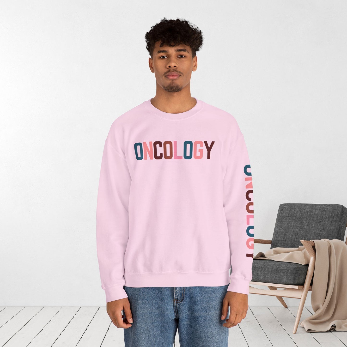 Unisex Colorful Oncology Sweatshirt