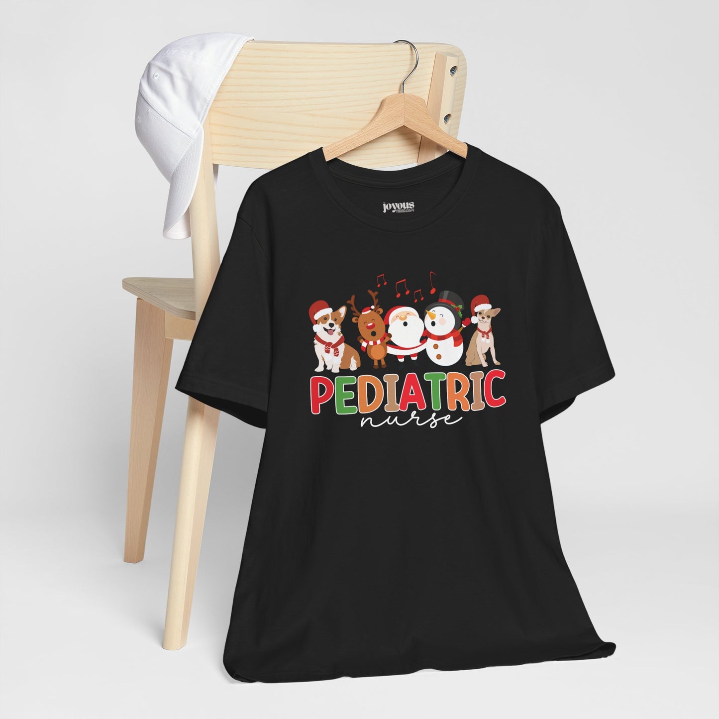 Christmas Pediatric Nurse Soft Cotton Tee