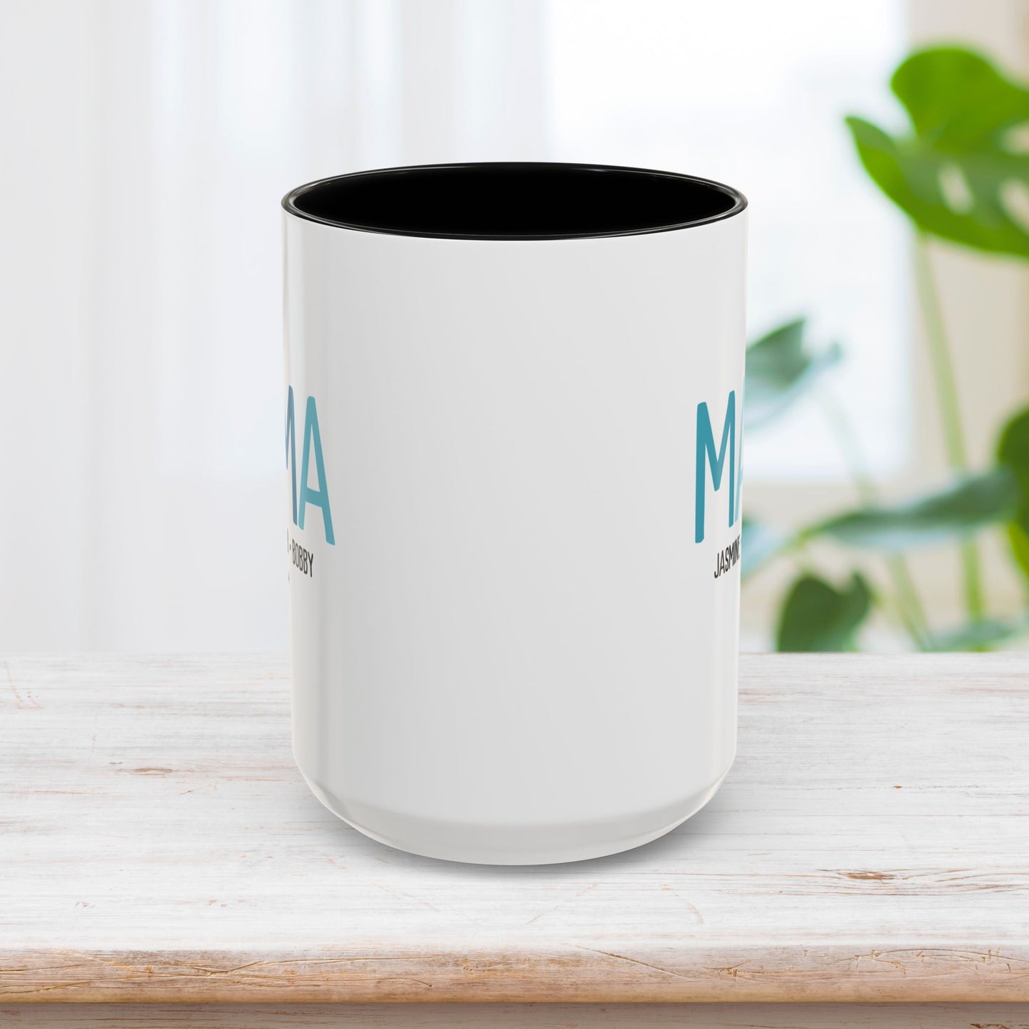 Personalized Mama Coffee Mug with Kids Names - Custom Mom Gifts for Mother's Day