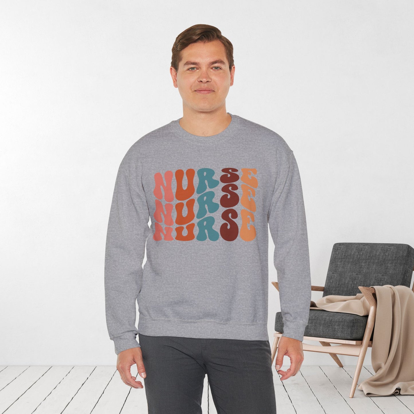 Groovy Unisex Nurse Sweatshirt