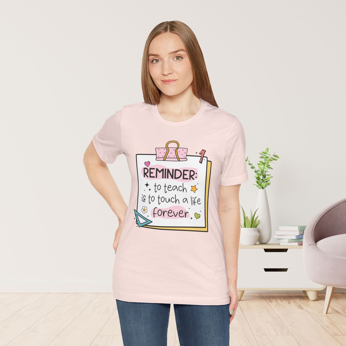 Trendy Motivational Teacher Soft Cotton Tee