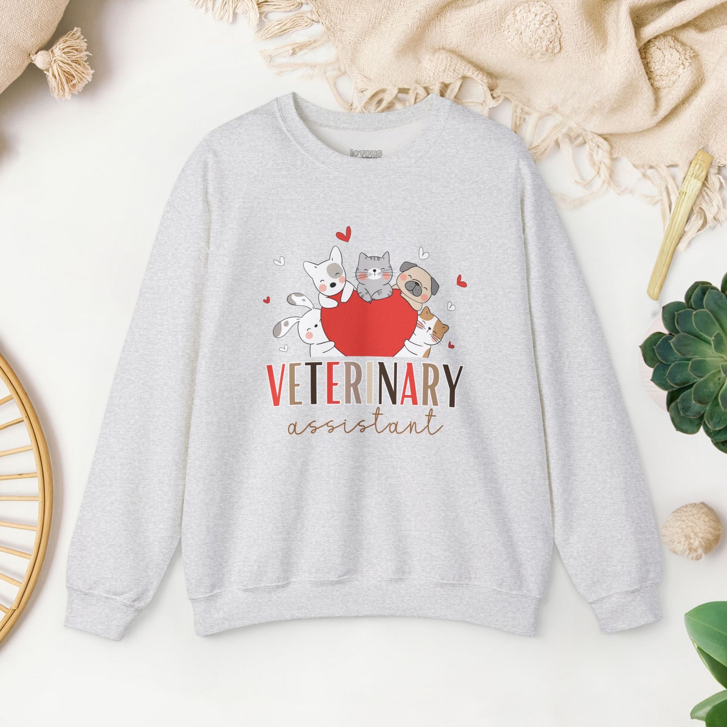 Cute Veterinary Assistant Crewneck Sweatshirt for VET Assistant