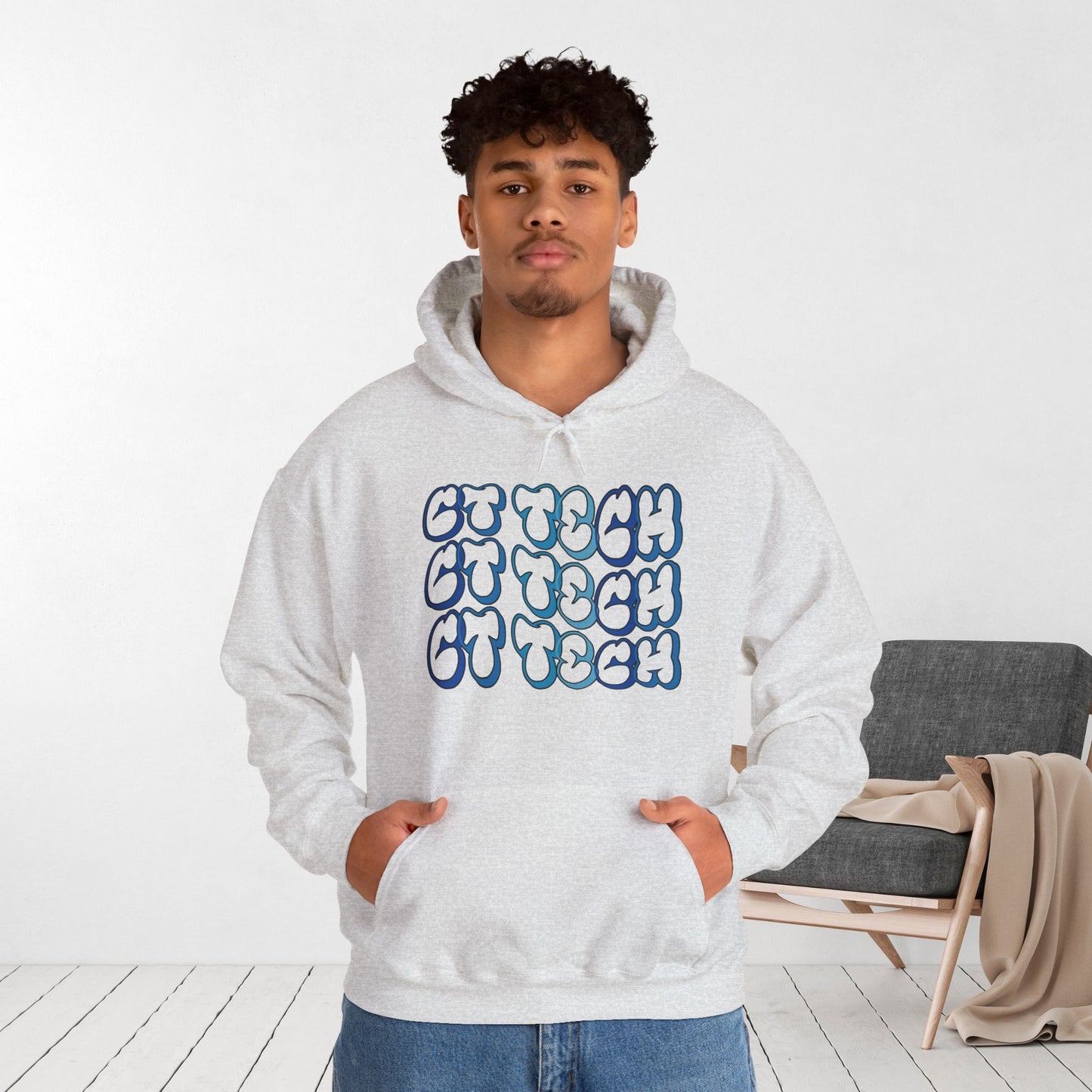 Groovy Blue CT Tech Hoodie -  CT Technologist Hoodie