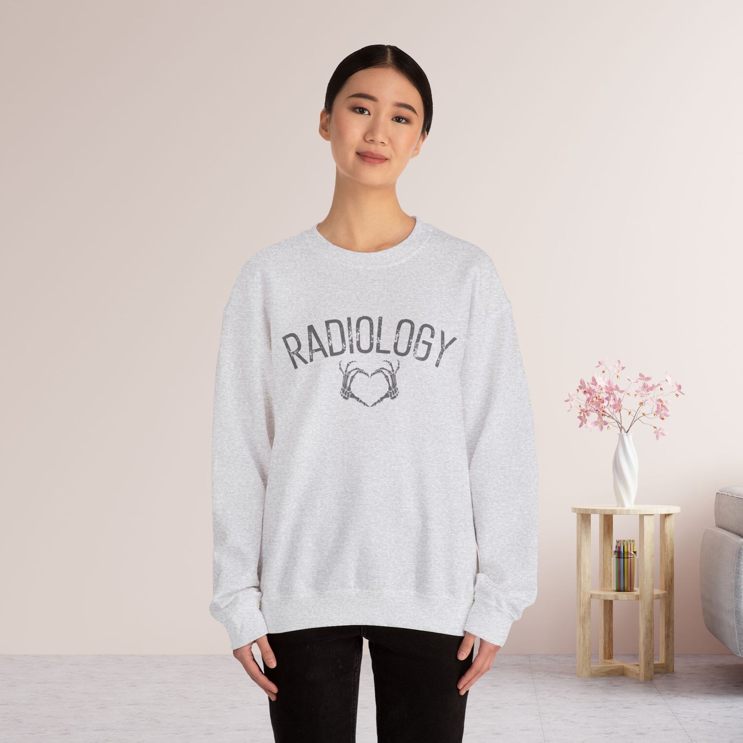 Skeleton Hand Radiology Sweatshirt for RAD Tech