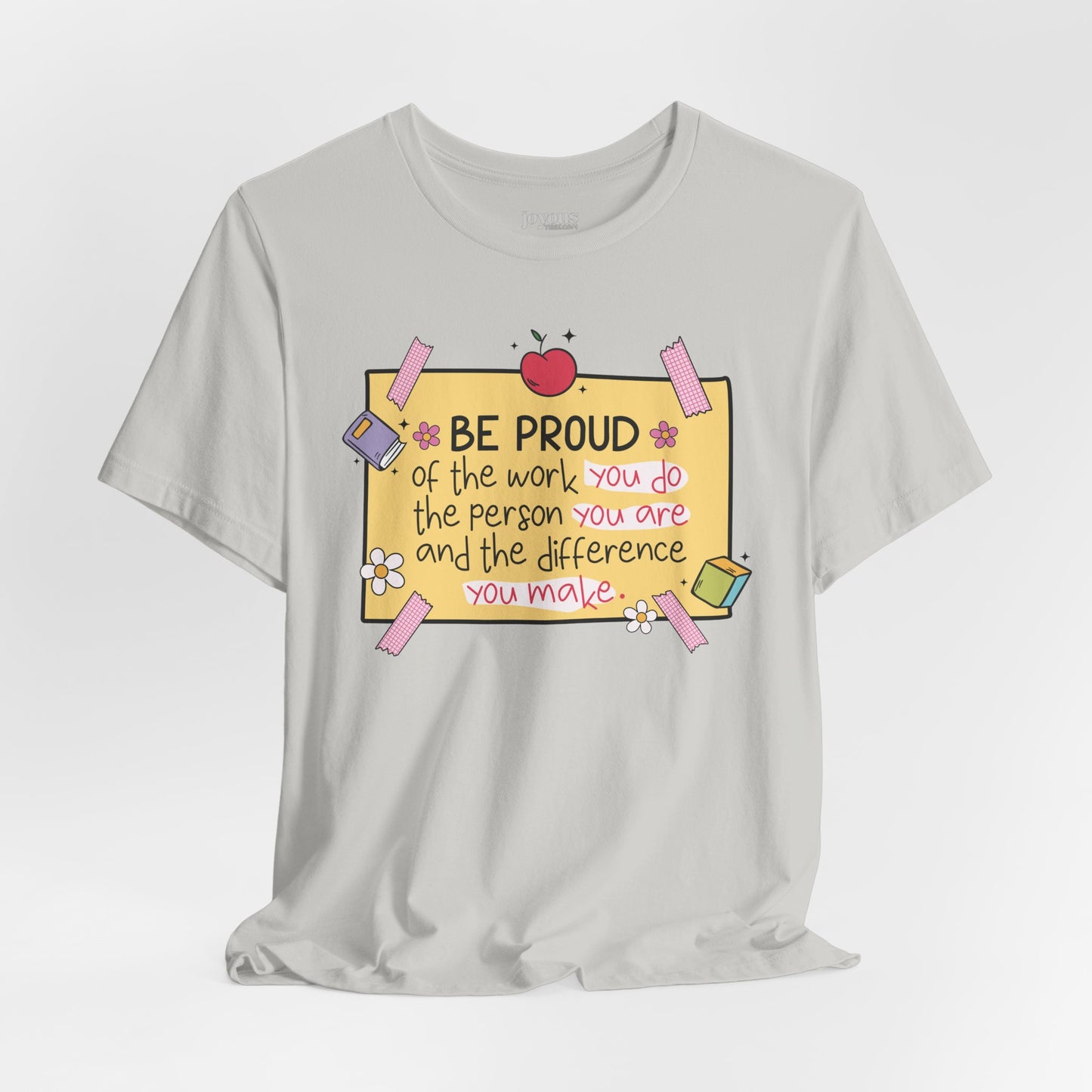 Trendy Motivational Teacher Soft Cotton Tee