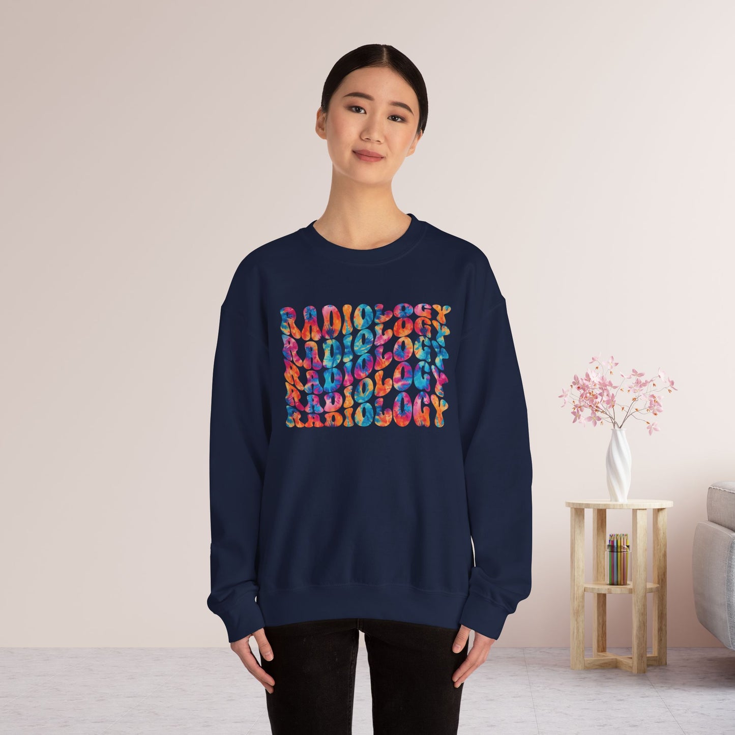 Groovy Colorful Radiology Sweatshirt for RAD Technician