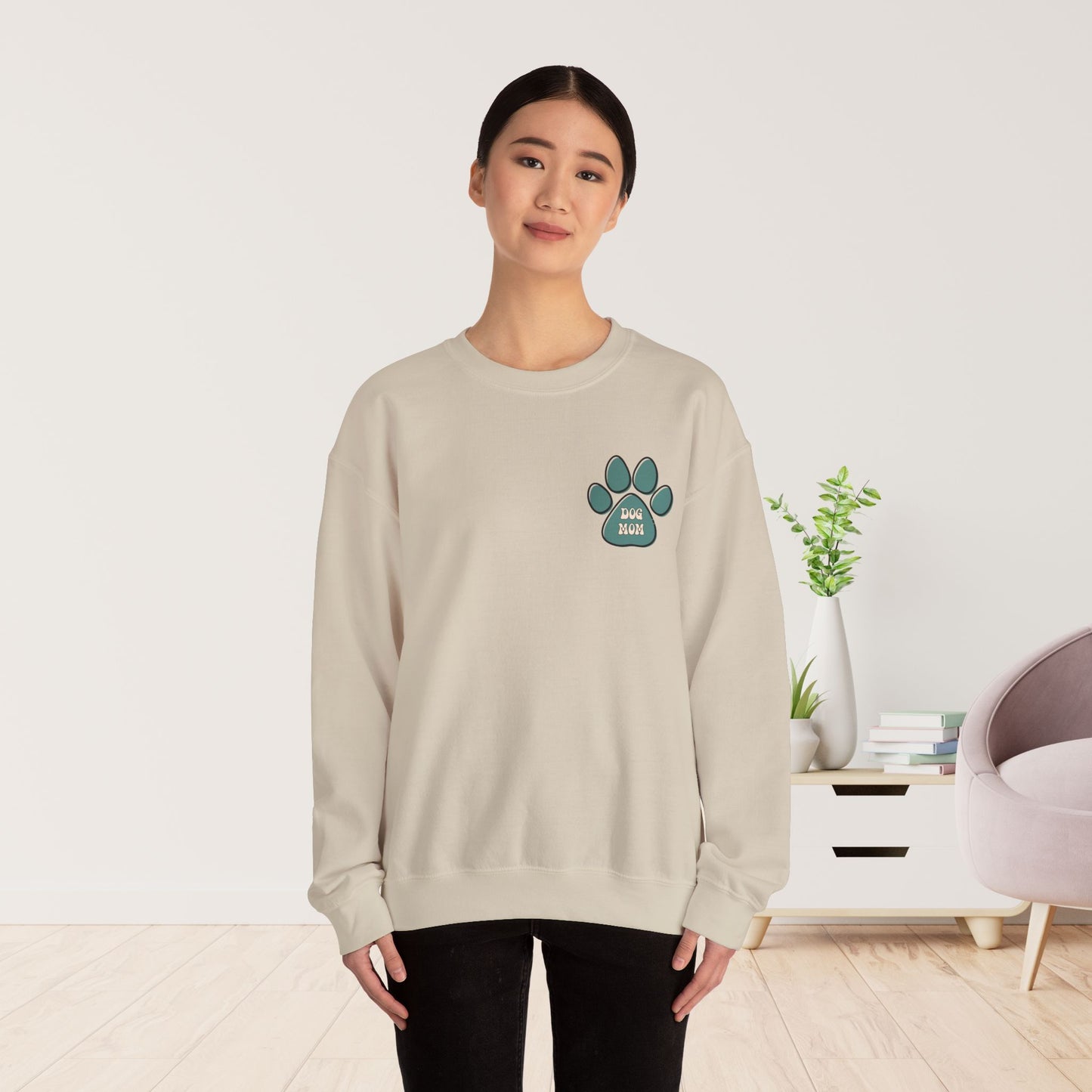 Retro Dog Mom Sweatshirt - Trendy Dog Mom Sweater