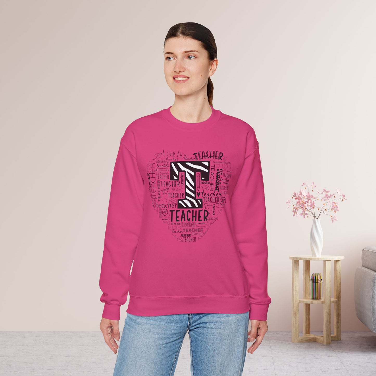 Trendy Teacher Sweatshirt for School Teachers