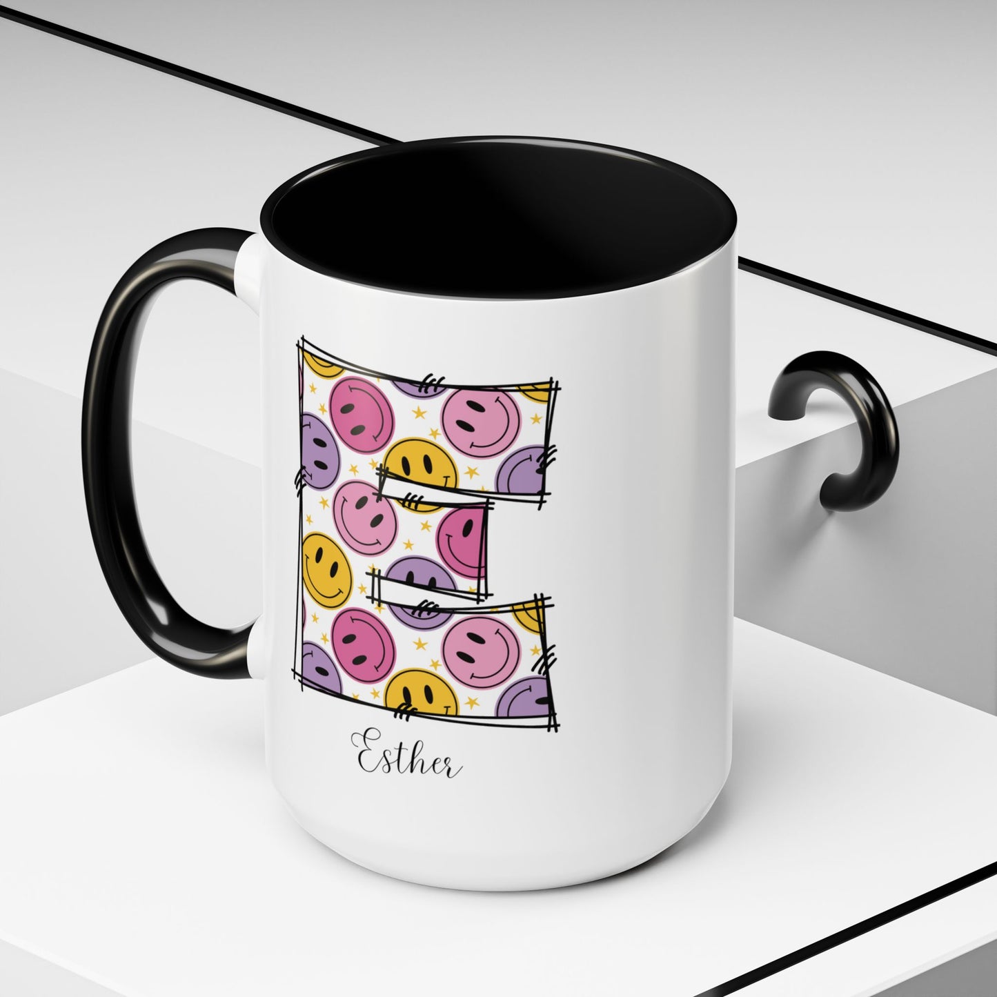 Custom Name Initial Letter Mug - Personalized Gifts A-Z