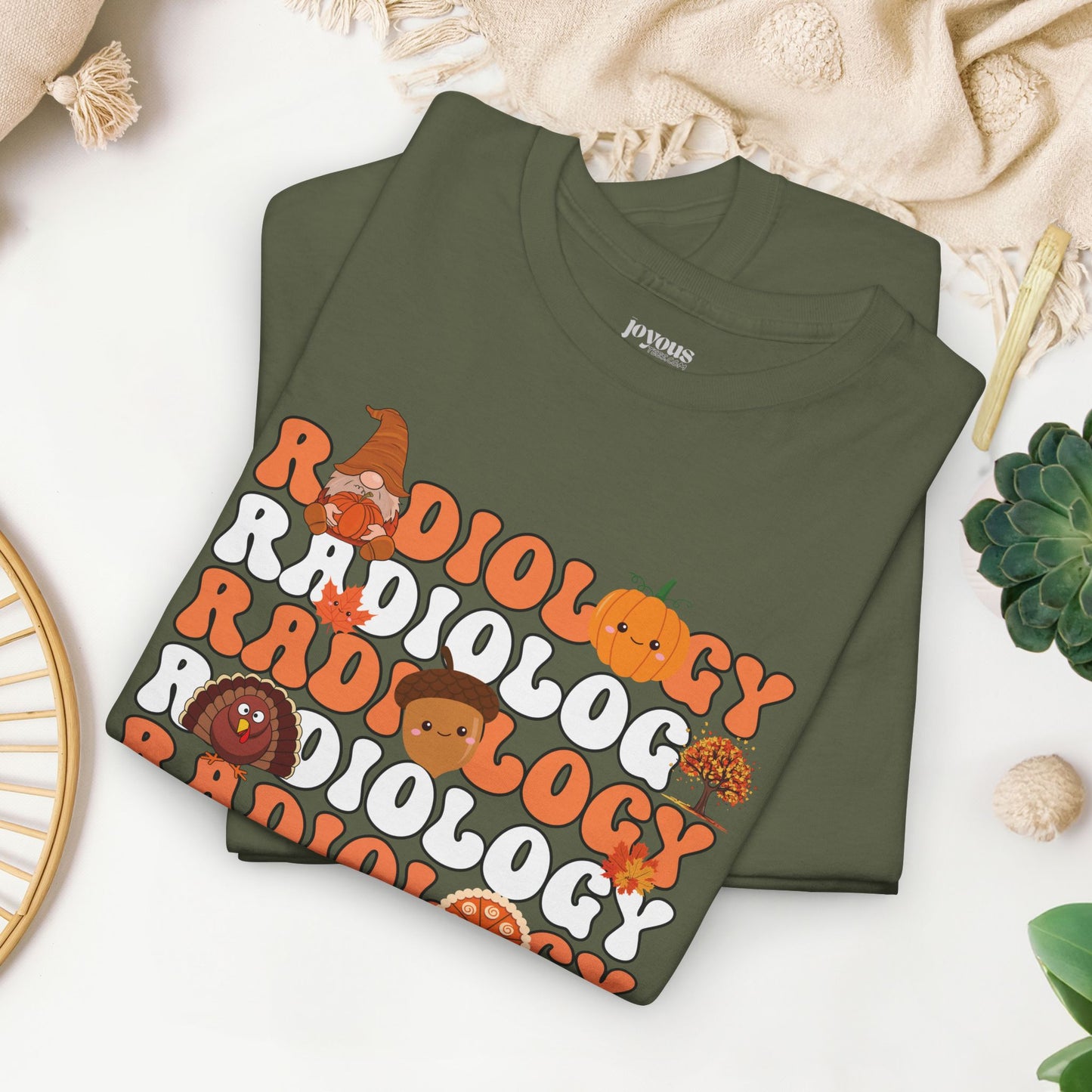 Groovy Thanksgiving Radiology Heavy Cotton Tee