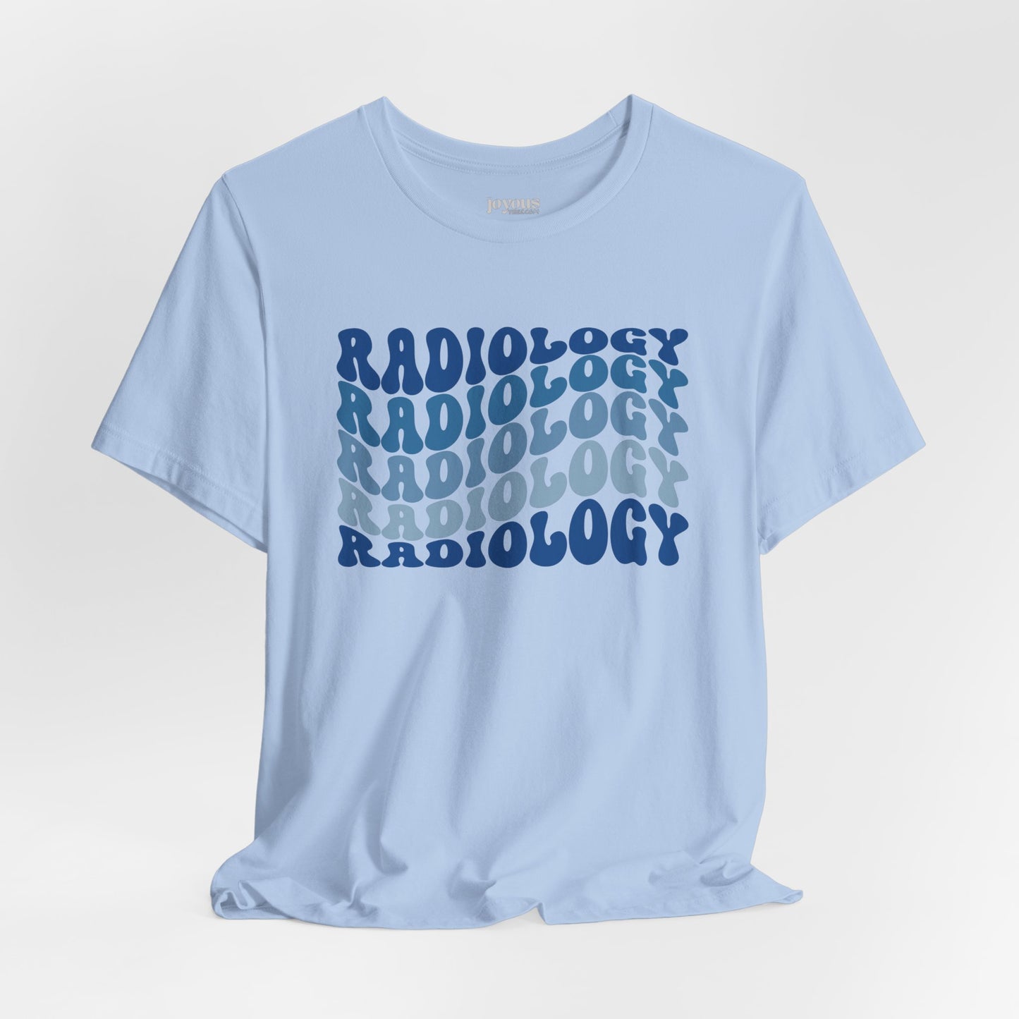 Groovy Blue Radiology Soft Cotton Tee