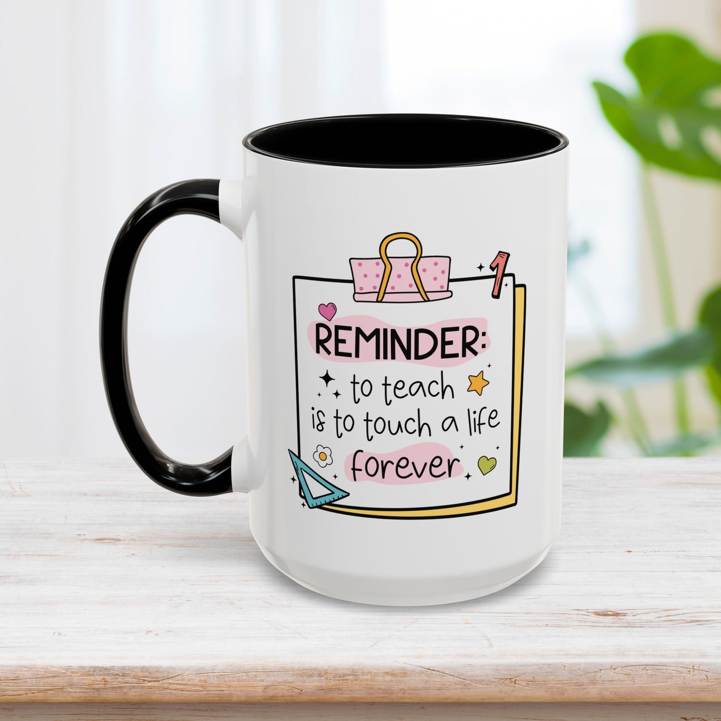 Trendy Motivational Teacher Mug