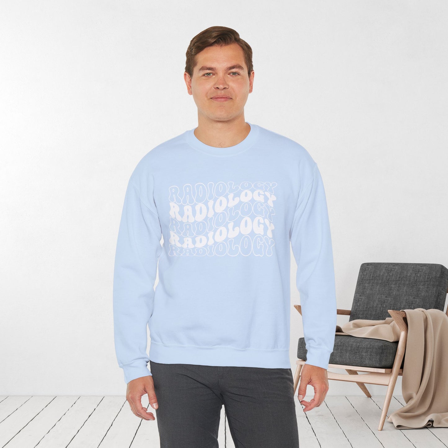 Groovy White Radiology Sweatshirt for RAD Technician