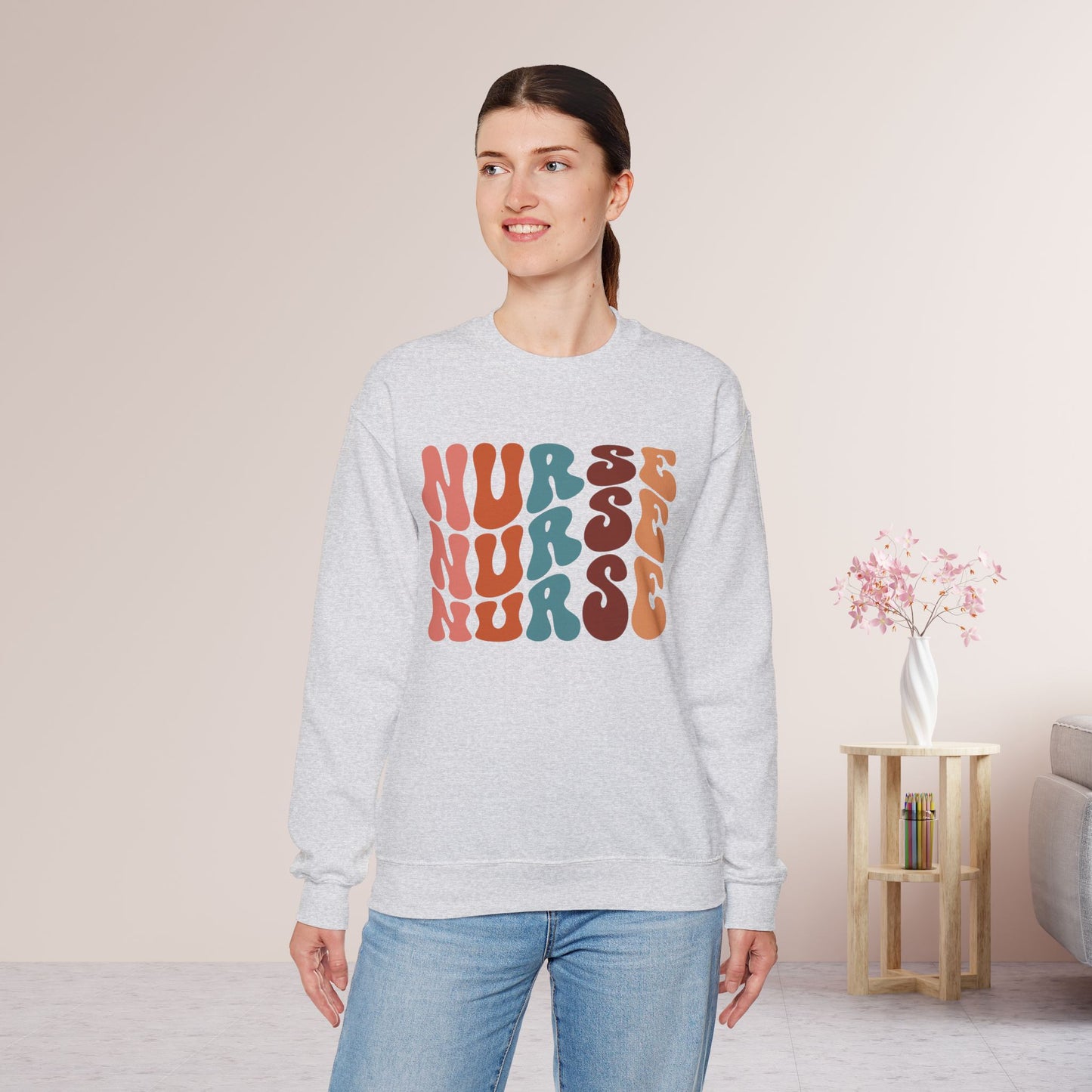 Groovy Unisex Nurse Sweatshirt