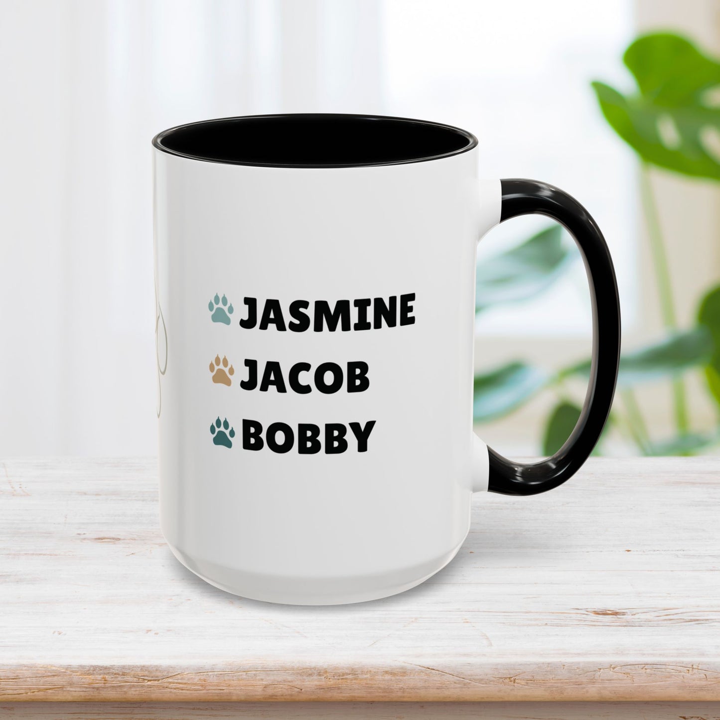 Personalized Papa Bear Coffee Mug with Kids Names - Custom Dad Gifts for Father's Day