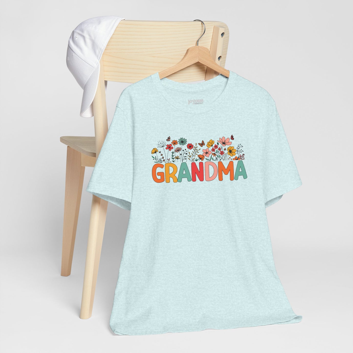 Spring Floral Grandma Soft Cotton Tee