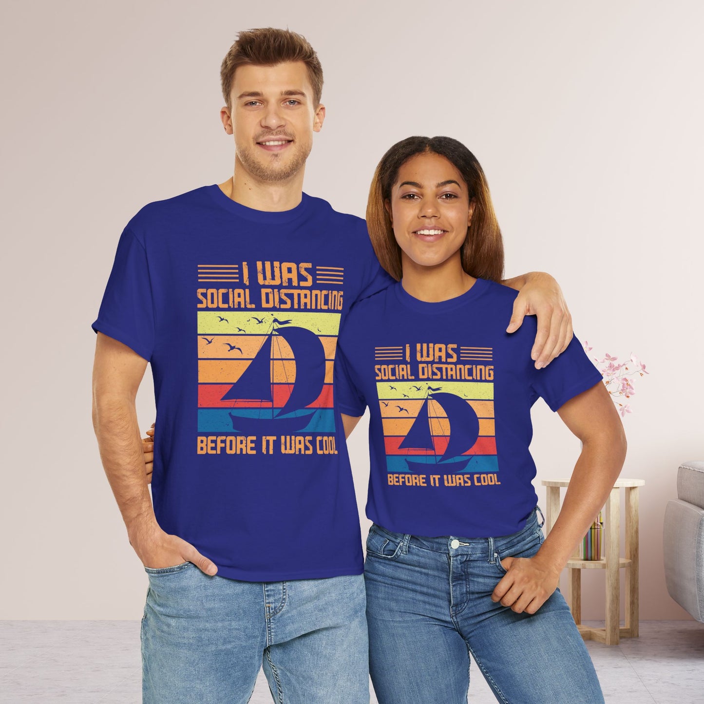 Funny Sailing T-Shirt - Unisex Sailing Heavy Cotton Tee