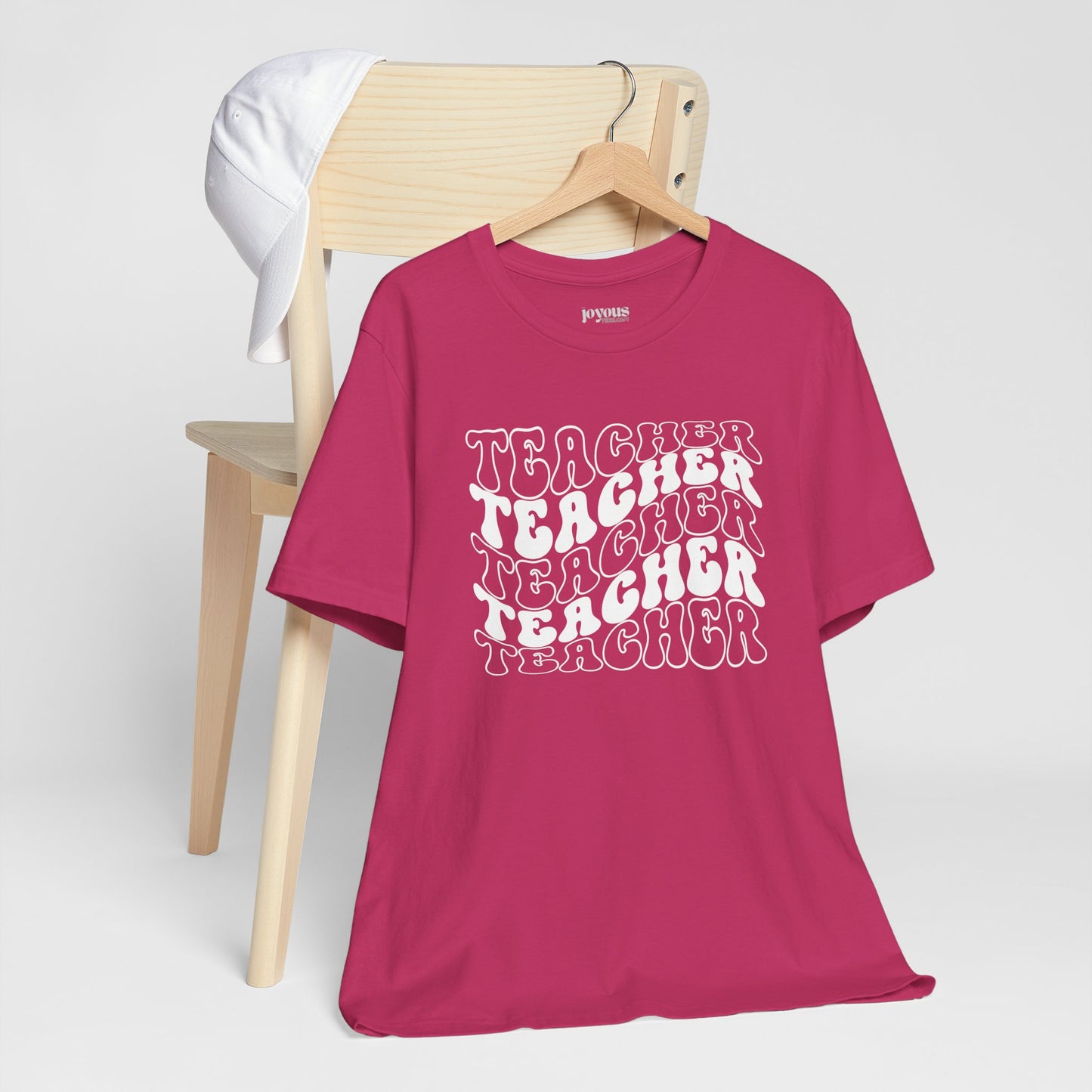 Groovy Teacher Soft Cotton Tee for School Teachers