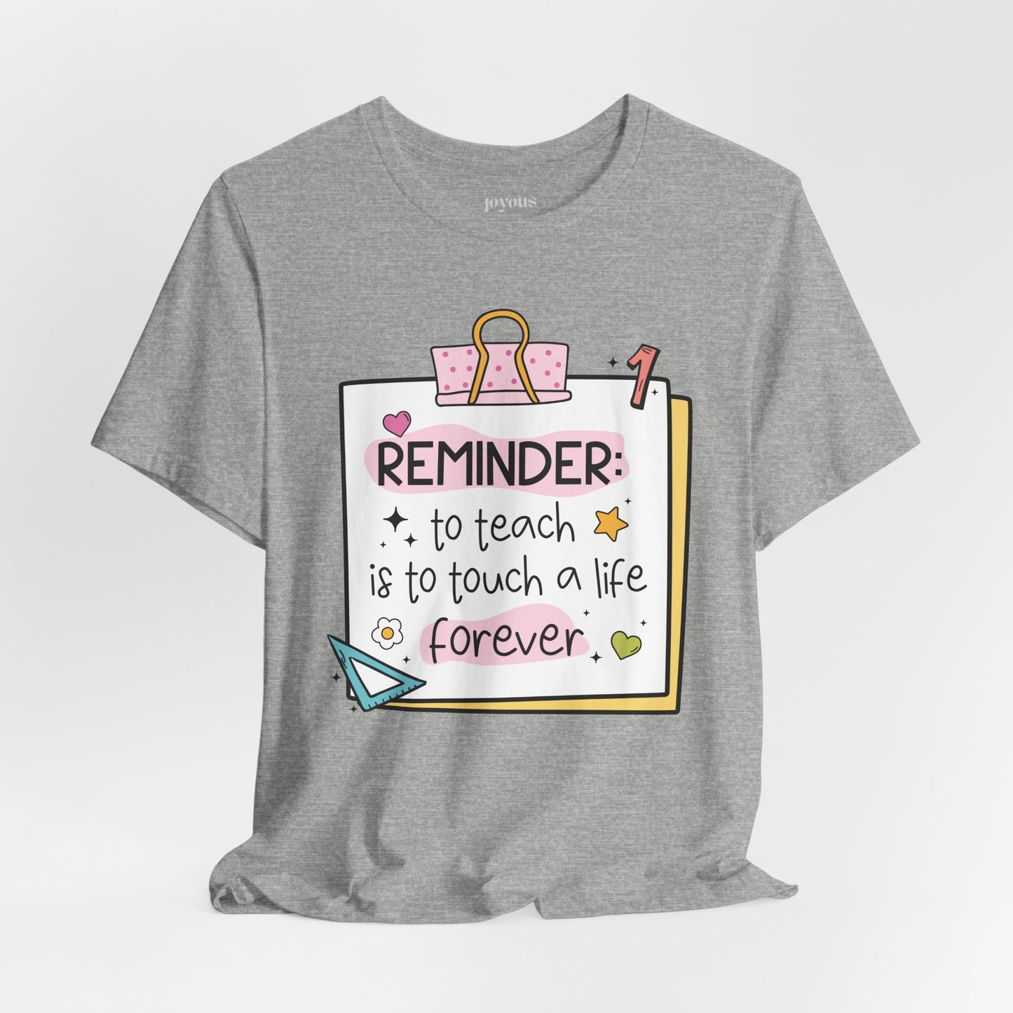 Trendy Motivational Teacher Soft Cotton Tee