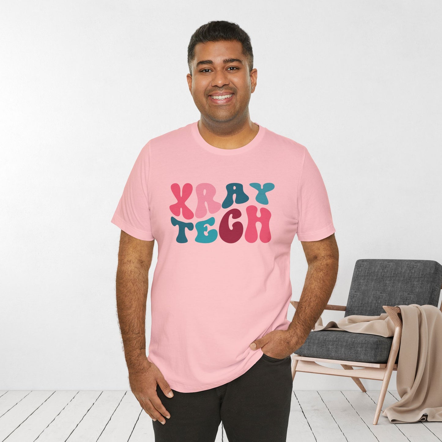 Groovy Colorful XRAY Tech Soft Cotton Tee