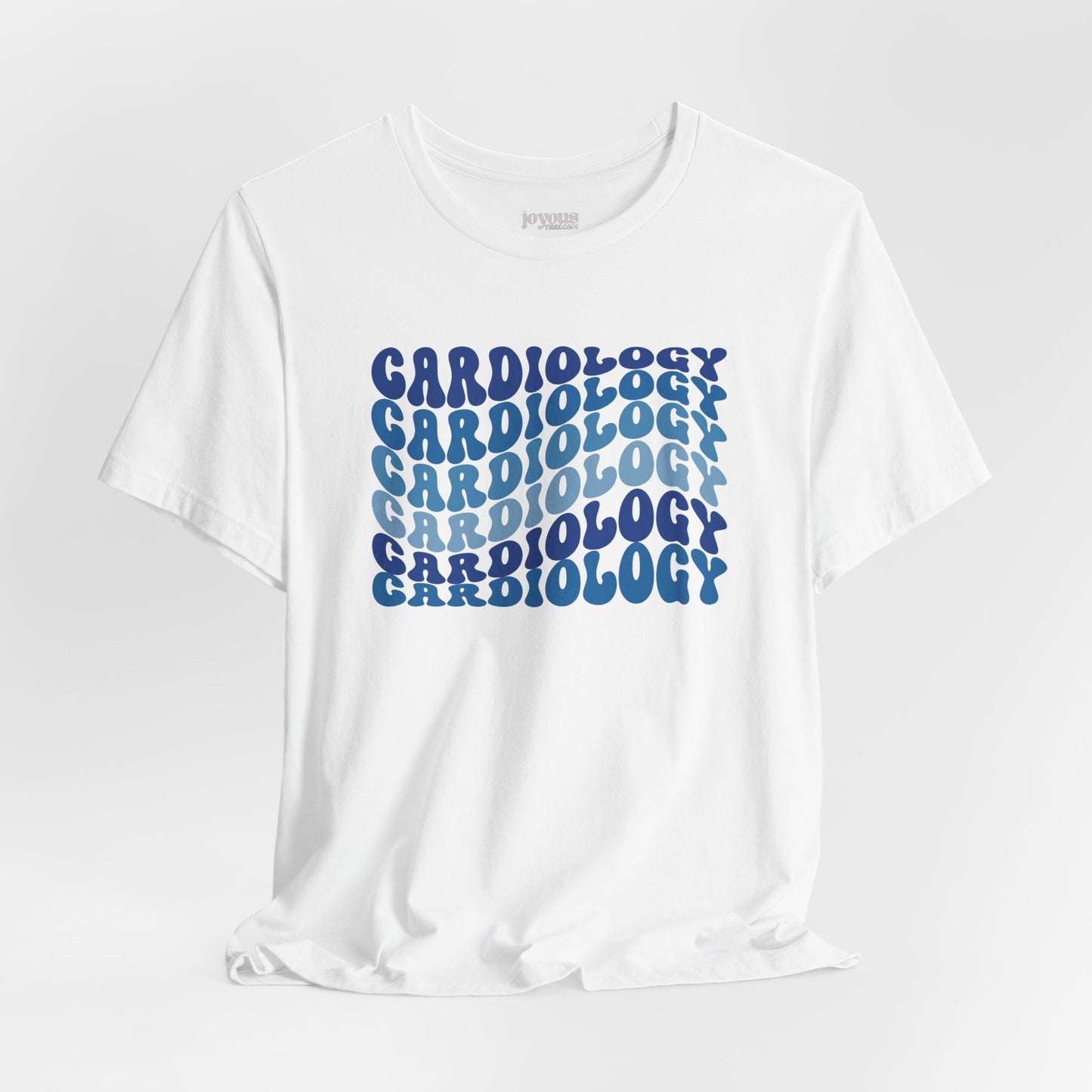 Groovy Blue Cardiology Shirt - Cardiac Nurse Soft Cotton Tee