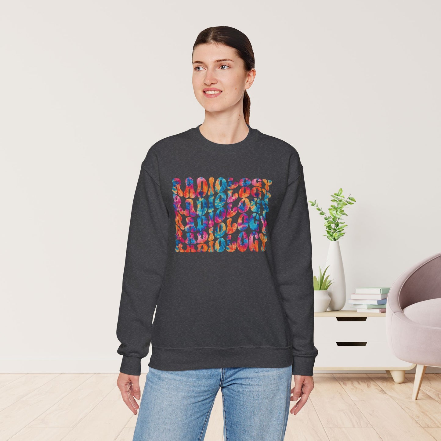 Groovy Colorful Radiology Sweatshirt for RAD Technician