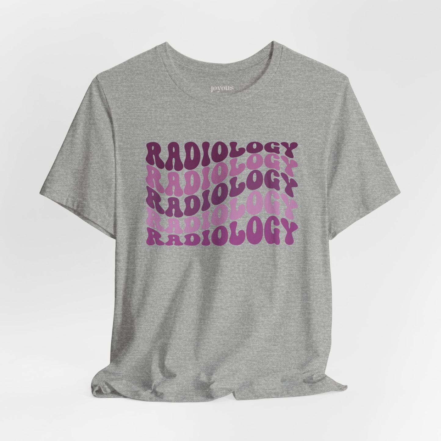 Groovy Purple Radiology Soft Cotton Tee